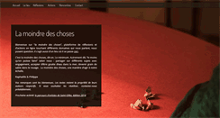 Desktop Screenshot of lamoindredeschoses.org